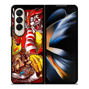BURGER KING VS MCD Samsung Z Fold 4 Case BURGER KING VS MCD Samsung Z Fold 4 Case