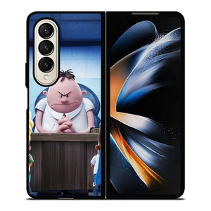 CAPTAIN UNDERPANTS CARTOON Samsung Z Fold 4 Case CAPTAIN UNDERPANTS CARTOON Samsung Z Fold 4 Case