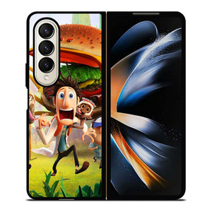 CLOUDY WITH A CHANCE OF MEATBALLS FUNNY Samsung Z Fold 4 Case CLOUDY WITH A CHANCE OF MEATBALLS FUNNY Samsung Z Fold 4 Case