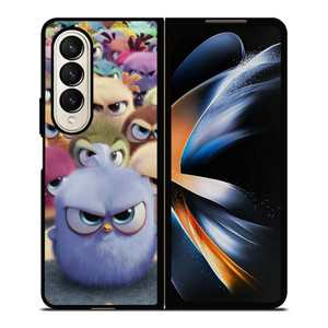 CUTE THE ANGRY BIRDS EVERYWHERE Samsung Z Fold 4 Case CUTE THE ANGRY BIRDS EVERYWHERE Samsung Z Fold 4 Case