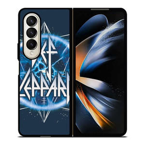 DEF LEPPARD LOGO ART Samsung Z Fold 4 Case DEF LEPPARD LOGO ART Samsung Z Fold 4 Case