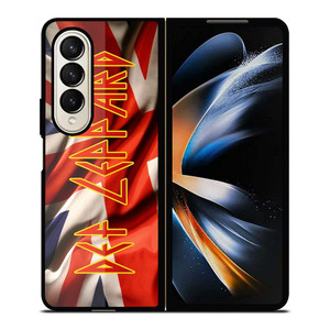 DEF LEPPARD LOGO Samsung Z Fold 4 Case DEF LEPPARD LOGO Samsung Z Fold 4 Case