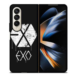 EXO BOYBAND LOGO Samsung Z Fold 4 Case EXO BOYBAND LOGO Samsung Z Fold 4 Case