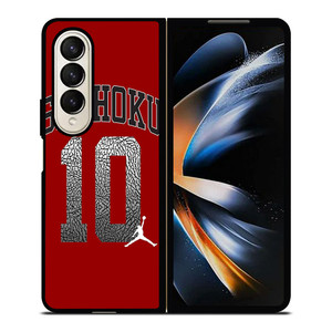 HANAMICHI SAKURAGI SLAMDUNK 10 Samsung Z Fold 4 Case HANAMICHI SAKURAGI SLAMDUNK 10 Samsung Z Fold 4 Case