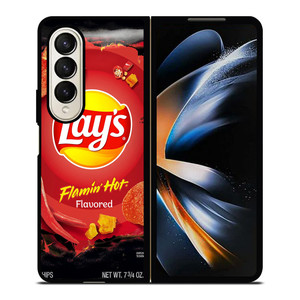 LAYS POTATO CHIP FLAMIN'HOT Samsung Z Fold 4 Case LAYS POTATO CHIP FLAMIN'HOT Samsung Z Fold 4 Case