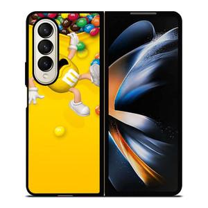 M&M'S CHOCOLATE YELLOW ICON Samsung Z Fold 4 Case M&M'S CHOCOLATE YELLOW ICON Samsung Z Fold 4 Case