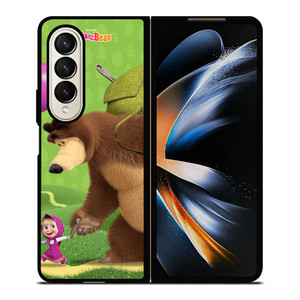 MASHA AND THE BEAR Samsung Z Fold 4 Case MASHA AND THE BEAR Samsung Z Fold 4 Case