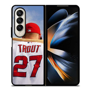 MIKE TROUT COOL Samsung Z Fold 4 Case