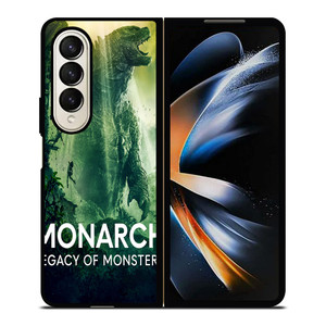 MONARCH LEGACY OF MONSTERS JUNGLE Samsung Z Fold 4 Case MONARCH LEGACY OF MONSTERS JUNGLE Samsung Z Fold 4 Case