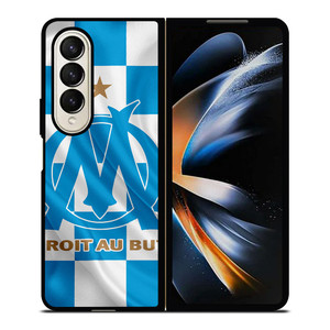 OLYMPIQUE DE MARSEILLE FC LOGO Samsung Z Fold 4 Case OLYMPIQUE DE MARSEILLE FC LOGO Samsung Z Fold 4 Case