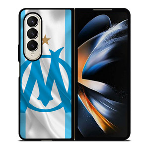 OLYMPIQUE DE MARSEILLE SYMBOL Samsung Z Fold 4 Case OLYMPIQUE DE MARSEILLE SYMBOL Samsung Z Fold 4 Case