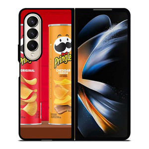 PRINGLES POTATO CHIPS YUMMY Samsung Z Fold 4 Case PRINGLES POTATO CHIPS YUMMY Samsung Z Fold 4 Case