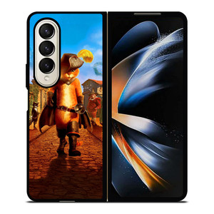 PUSS IN BOOTS COOL MOVIE Samsung Z Fold 4 Case PUSS IN BOOTS COOL MOVIE Samsung Z Fold 4 Case