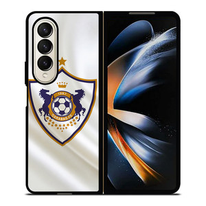 QARABAG FK LOGO Samsung Z Fold 4 Case QARABAG FK LOGO Samsung Z Fold 4 Case