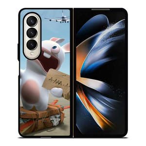 RABBIDS INVASION CUTE ACT Samsung Z Fold 4 Case