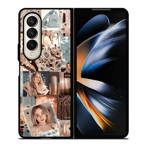 SABRINA CARPENTER BEAUTY COLLAGE Samsung Z Fold 4 Case