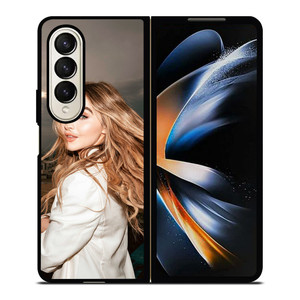 SABRINA CARPENTER BEAUTY SINGER Samsung Z Fold 4 Case SABRINA CARPENTER BEAUTY SINGER Samsung Z Fold 4 Case