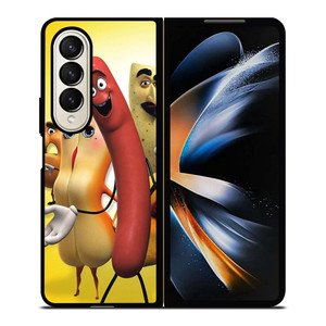 SAUSAGE PARTY CHARACTERS Samsung Z Fold 4 Case SAUSAGE PARTY CHARACTERS Samsung Z Fold 4 Case