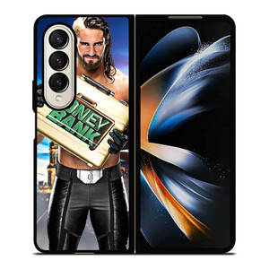 SETH FREAKIN ROLLINS WWE MONEY BANK Samsung Z Fold 4 Case SETH FREAKIN ROLLINS WWE MONEY BANK Samsung Z Fold 4 Case