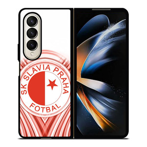 SK SLAVIA PRAHA LOGO Samsung Z Fold 4 Case