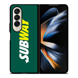 SUBWAY SANDWICH LOGO Samsung Z Fold 4 Case SUBWAY SANDWICH LOGO Samsung Z Fold 4 Case