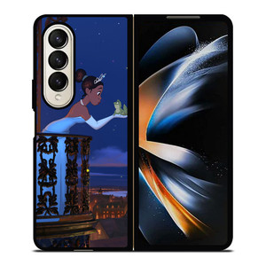 THE PRINCESS AND THE FROG CUTE Samsung Z Fold 4 Case THE PRINCESS AND THE FROG CUTE Samsung Z Fold 4 Case