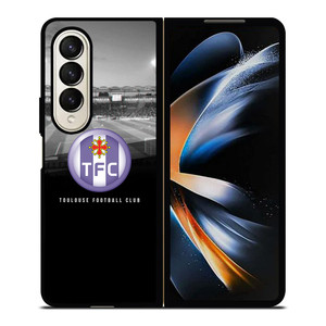 TOULOUSE FC LOGO ART Samsung Z Fold 4 Case TOULOUSE FC LOGO ART Samsung Z Fold 4 Case