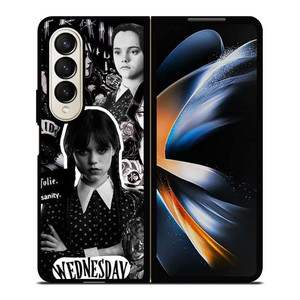 WEDNESDAY ART COLLAGE Samsung Z Fold 4 Case