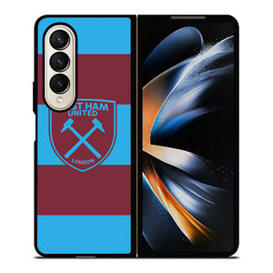 WEST HAM UNITED LOGO Samsung Z Fold 4 Case WEST HAM UNITED LOGO Samsung Z Fold 4 Case