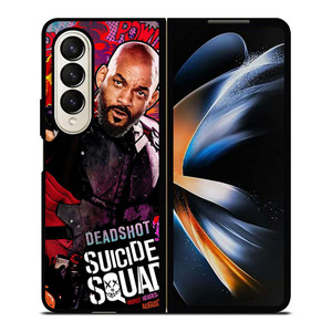 WILL SMITH SUICIDE SQUAD ART Samsung Z Fold 4 Case