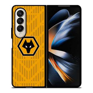 WOLVERHAMPTON WANDERERS FC LOGO Samsung Z Fold 4 Case