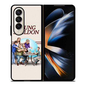 YOUNG SHELDON CHARACTERS Samsung Z Fold 4 Case YOUNG SHELDON CHARACTERS Samsung Z Fold 4 Case