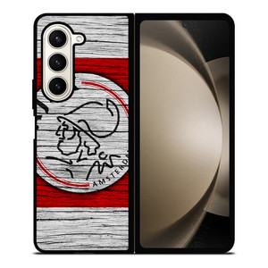 AJAX AMSTERDAM LOGO WOODEN Samsung Z Fold 5 Case