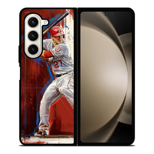 ART OF MIKE TROUT ANGELS Samsung Z Fold 5 Case