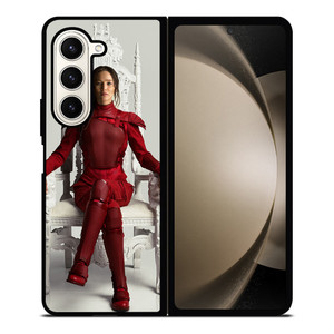JENNIFER LAWRENCE HUNGER GAME RED Samsung Z Fold 5 Case