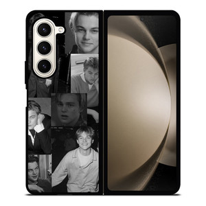 LEONARDO DICAPRIO YOUNG COLLAGE Samsung Z Fold 5 Case