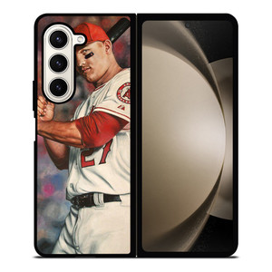 MIKE TROUT ANGELS ART Samsung Z Fold 5 Case