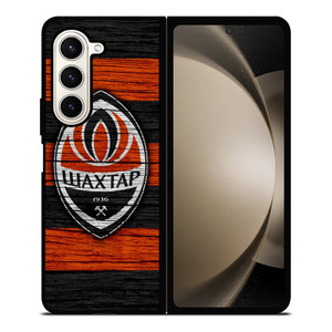 SHAKHTAR DONETSK LOGO WOODEN Samsung Z Fold 5 Case SHAKHTAR DONETSK LOGO WOODEN Samsung Z Fold 5 Case