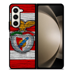 SL BENFICA WOODEN ART LOGO Samsung Z Fold 5 Case