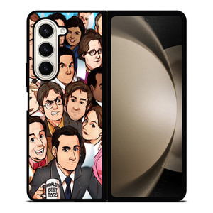 THE OFFICE SERIAL MOVIE CHARACTERS Samsung Z Fold 5 Case THE OFFICE SERIAL MOVIE CHARACTERS Samsung Z Fold 5 Case