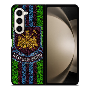 WEST HAM UNITED LOGO ART Samsung Z Fold 5 Case WEST HAM UNITED LOGO ART Samsung Z Fold 5 Case