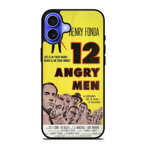 12 ANGRY MEN OLD POSTER iPhone 16 Case