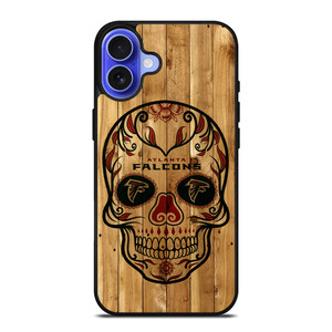 ATLANTA FALCONS SKULL 2 iPhone 16 Case ATLANTA FALCONS SKULL 2 iPhone 16 Case