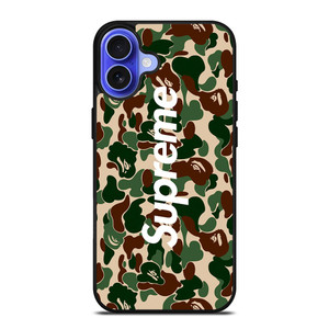 BAPE CAMO SUPREME iPhone 16 Case