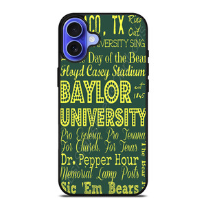 BAYLOR BEARS UNIVERSITY 2 iPhone 16 Case