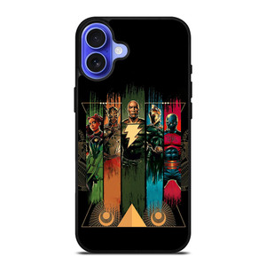 BLACK ADAM CHARACTERS ARTS iPhone 16 Case