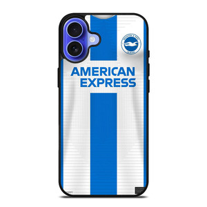 BRIGHTON HOVE ALBION FC JERSEY iPhone 16 Case BRIGHTON HOVE ALBION FC JERSEY iPhone 16 Case