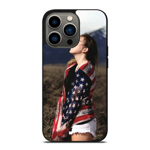 AMERICAN FLAG GIRL iPhone 13 Pro Case AMERICAN FLAG GIRL iPhone 13 Pro Case
