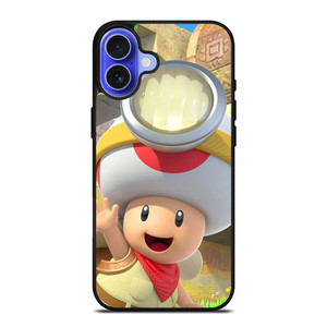 CAPTAIN TOAD CUTE 3 iPhone 16 Case
