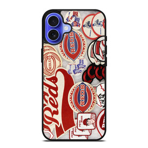 CINCINNATI REDS MLB LOGO 3 iPhone 16 Case